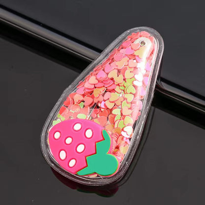 Cute Fruit Sequin Plastic Hair Clip 1 Piece