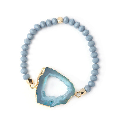 Fashion Geometric Agate Bracelets