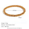 Fashion Round Stainless Steel Beaded Bracelets