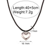 Fashion Heart Shape Stainless Steel Plating Pendant Necklace