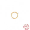 Fashion Round Sterling Silver Plating Inlay Zircon Nose Ring 1 Piece