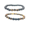 Simple Style Round Glass/colored Glaze Beaded Bracelets 1 Set