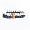 Simple Style Round Glass/colored Glaze Beaded Bracelets 1 Set