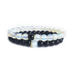 Simple Style Round Glass/colored Glaze Beaded Bracelets 1 Set