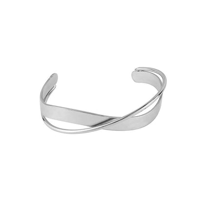 1 Piece Simple Style Solid Color Metal Women's Bangle