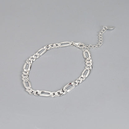 Hip-hop Solid Color Silver Plating Bracelets 1 Piece