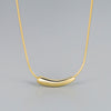 Fashion Solid Color Silver Plating Necklace 1 Piece