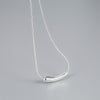 Fashion Solid Color Silver Plating Necklace 1 Piece