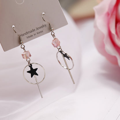 1 Pair Sweet Geometric Heart Shape Flower Alloy Plating Flowers Women's Earrings