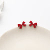 1 Pair Sweet Letter Cherry Flower Alloy Plating Women's Earrings