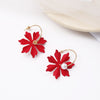 1 Pair Sweet Letter Cherry Flower Alloy Plating Women's Earrings