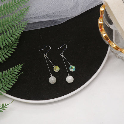 1 Pair Fashion Geometric Flower Alloy Plating Women'S Earrings