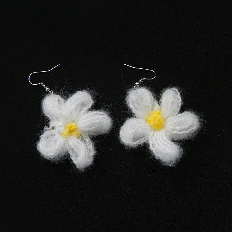 1 Pair Fashion Geometric Flower Alloy Plating Women'S Earrings