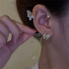 Fashion Tassel Butterfly Alloy Copper Rhinestone Women's Ear Clips