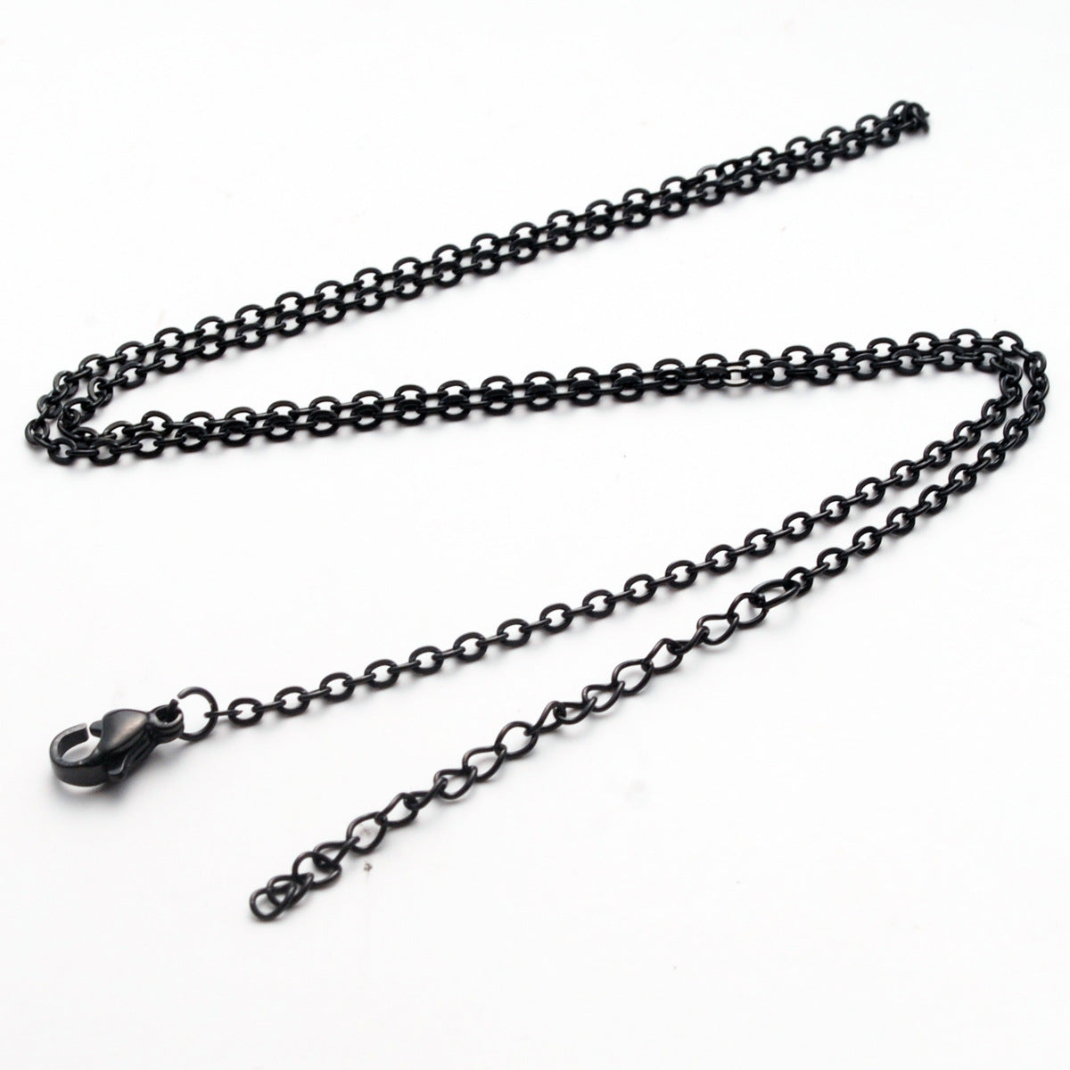 Fashion Solid Color Titanium Steel Plating Necklace 1 Piece