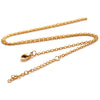 Fashion Solid Color Titanium Steel Plating Necklace 1 Piece