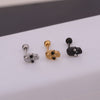 Ear Cartilage Rings & Studs Lady Moon 316 Stainless Steel  Plating