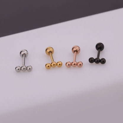 Ear Cartilage Rings & Studs Lady Moon 316 Stainless Steel  Plating