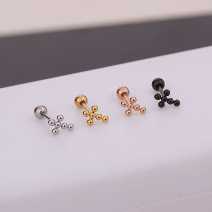 Ear Cartilage Rings & Studs Lady Moon 316 Stainless Steel  Plating