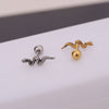 Ear Cartilage Rings & Studs Lady Moon 316 Stainless Steel  Plating