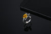 1 Piece Fashion Rose Flower Alloy Plating Women's Open Ring