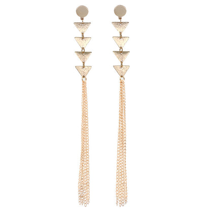 1 Pair Fashion Geometric Alloy Plating Women's Drop Earrings