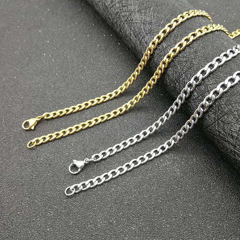 Hip Hop Chain Titanium Steel Necklaces