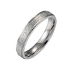 Simple Style Solid Color Stainless Steel Metal Rings