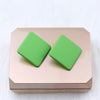 1 Pair Simple Style Geometric Arylic Stoving Varnish Women's Ear Studs