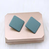 1 Pair Simple Style Geometric Arylic Stoving Varnish Women's Ear Studs