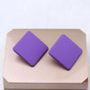 1 Pair Simple Style Geometric Arylic Stoving Varnish Women's Ear Studs