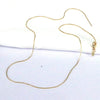 Simple Style Solid Color Copper Gold Plated Necklace In Bulk