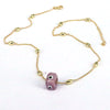 1 Piece Ins Style Eye Copper Plating Necklace