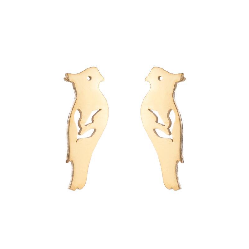 Simple Style Animal Stainless Steel Ear Studs 1 Pair