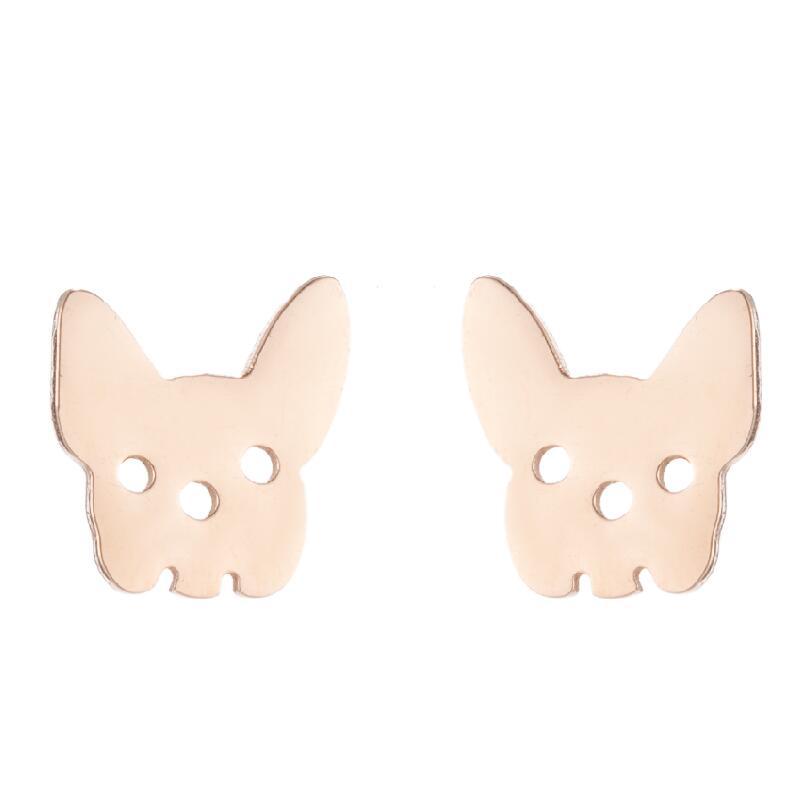 Simple Style Animal Stainless Steel Ear Studs 1 Pair