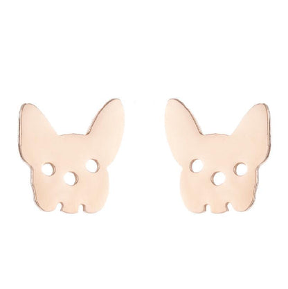 Simple Style Animal Stainless Steel Ear Studs 1 Pair