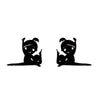 1 Pair Simple Style Solid Color Stainless Steel Irregular Plating Silver Plated Ear Studs