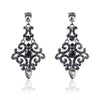 1 Pair Fashion Geometric Alloy Plating Artificial Pearls Rhinestones Women's Drop Earrings