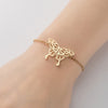 Fashion Animal 201 Stainless Steel 18K Gold Plated Bracelets In Bulk