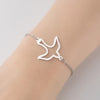 Fashion Animal 201 Stainless Steel 18K Gold Plated Bracelets In Bulk