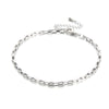 1 Piece Fashion Geometric Titanium Steel Plating Women's Anklet