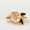 Fashion Flower Alloy Plating Artificial Pearls Women'S Brooches