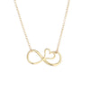 Fashion Infinity Heart Shape Alloy Plating Valentine's Day Women's Necklace