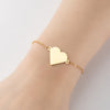 1 Piece Fashion Star Heart Shape Lightning Titanium Steel Bracelets