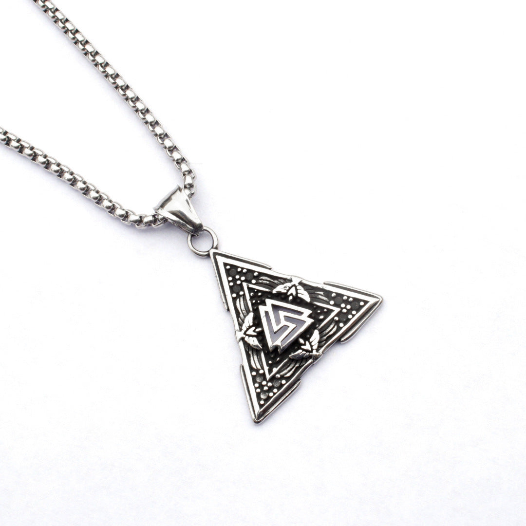 Retro Geometric Alloy Plating Necklace