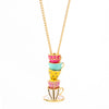 1 Piece Retro Cup Alloy Enamel Unisex Pendant Necklace