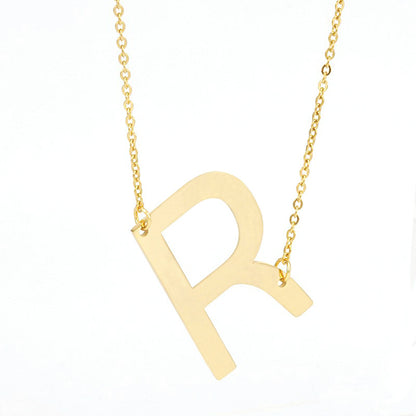 1 Piece Fashion Letter Stainless Steel Plating Necklace