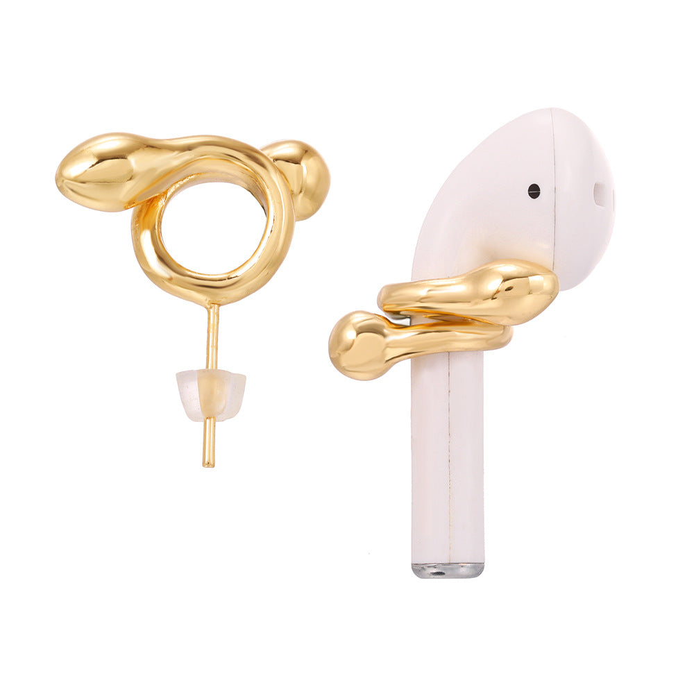 1 Pair Lady Geometric Alloy Metal Unisex Ear Studs