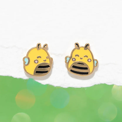 1 Pair Cartoon Style Cartoon Character Metal Enamel Women's Ear Studs