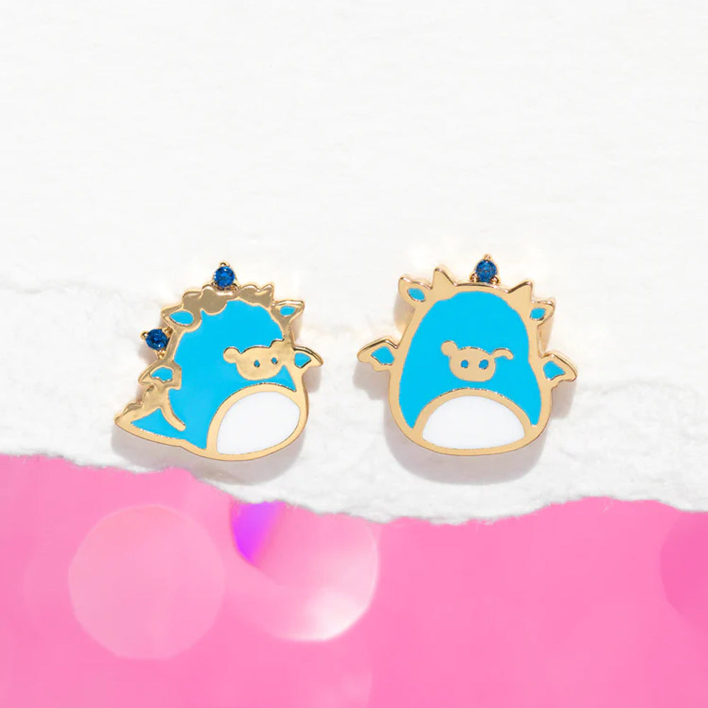 1 Pair Cartoon Style Cartoon Character Metal Enamel Women's Ear Studs